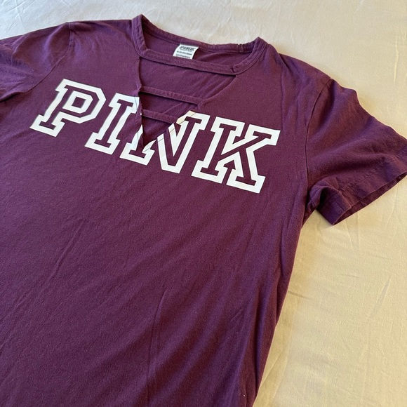 PINK Victoria's Secret Oversized Fit Tee, Size XS - Picture 6 of 8